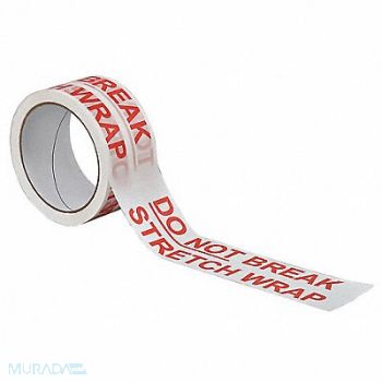 TAPECASE Carton Sealing Tape Red Hot Melt Resin, 15C752