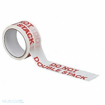 TAPECASE Carton Sealing Tape Red Hot Melt Resin, 15C755