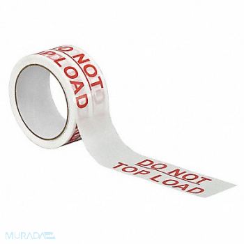 TAPECASE Carton Sealing Tape Red Hot Melt Resin, 15C758