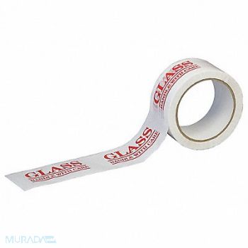TAPECASE Carton Sealing Tape Red Hot Melt Resin, 15C759