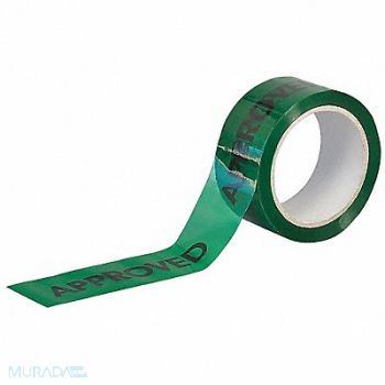 TAPECASE Carton Sealing Tape Green Hot Melt Resin, 15C762