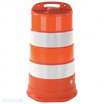 GRAINGER APPROVED Traffic Barrel 41-1/2 in H 9 lb., 13P896