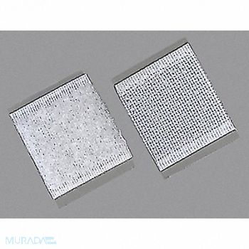 TAPECASE Hook and Loop 1x1 In White PK100, 16U729