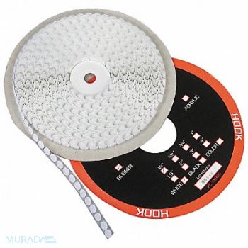 TAPECASE Loop Round 7/8 Dia White PK945, 16U773