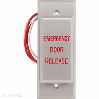 DORTRONICS Push to Exit Button 24VDC 1-3/4 W, 400A65