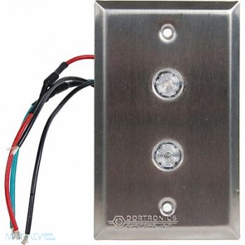 DORTRONICS Door Status Indicator 2-3/4 W x 4-1/2 H, 400A72