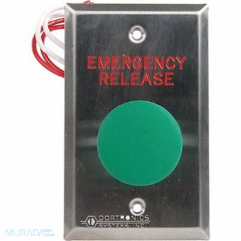 DORTRONICS Emergency Push Button 125VAC 2-3/4 W, 400A73