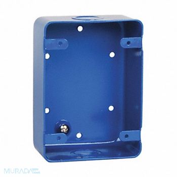 DORTRONICS Back Box Blue 1-1/2 L x 2-5/8 W x 5 H, 400A83