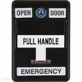 DORTRONICS Emergency Pull Station 30VAC/DC Black, 400A95