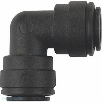 JOHN GUEST Union Elbow Black 3/8 Tube Size PK10, 400L32