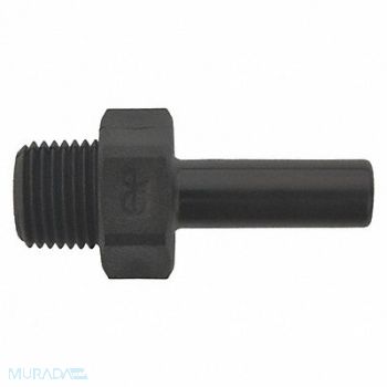 JOHN GUEST Stem Adapter Black 1/4 Tube EPDM PK10, 400L36