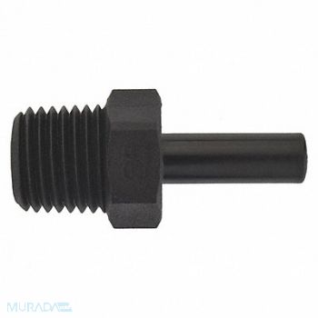 JOHN GUEST Stem Adapter Black 1/4 Tube Size PK10, 400L37