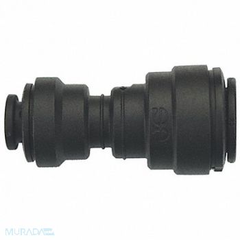 JOHN GUEST Reducing Union Black 3/8 1/4 Tube PK10, 400L43