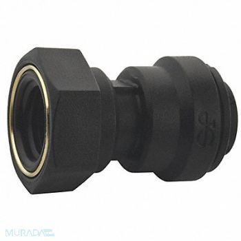 JOHN GUEST Female Adapter Black 1/4 Tube EPDM PK10, 400L51