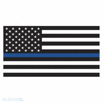 ANNIN CO. US Thin Blue Line Flag 3 ft x 5 ft, 400P68