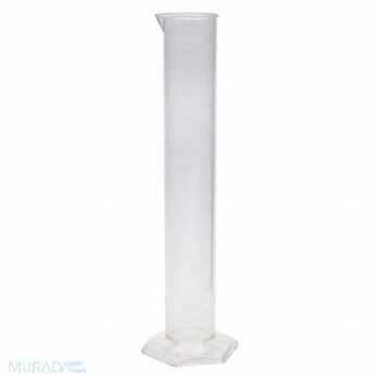 DYNALON Graduated Cylinder Clear Plastic 500mL, 401R15