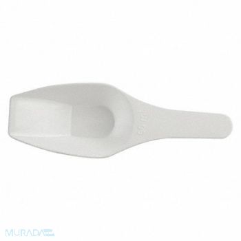 DYNALON Scoop Polypropylene White 50mL PK12, 401R22