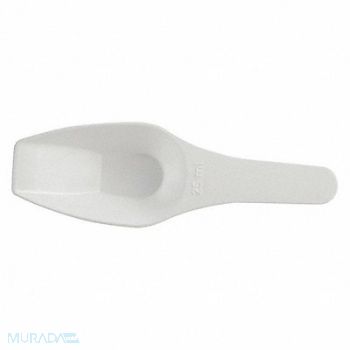 DYNALON Scoop Polypropylene White 25mL PK12, 401R37