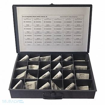 GRAINGER APPROVED Tapping Screw Assortment 600 pcs., 402K04