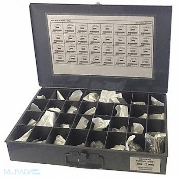 GRAINGER APPROVED Screw Assortment 800 pcs. 3/8 to 2 L, 402K66