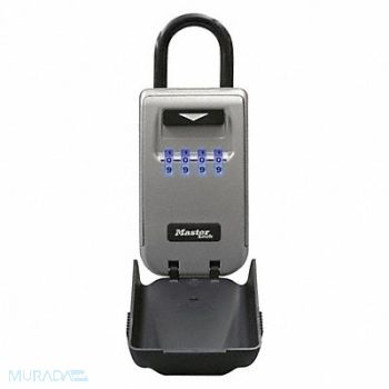 MASTER LOCK Lock Box Black/Gray Weight 1.15 lb., 402L14