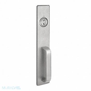 PRECISION Exit Device Trim Silver Overall 2-3/4 W, 402M89