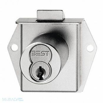 BEST Intchge Core Latchbolt Locks Slv Diamond, 402T35