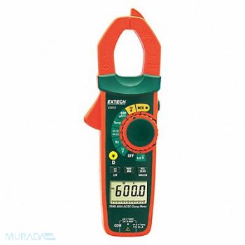 EXTECH Clamp Meter Digital AAA 600 Max AC Amps, 404K09