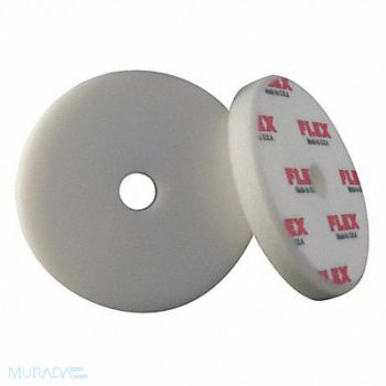 FLEX NORTH AMERICA Polishing Pad 6-1/2 Size Foam White, 404M06