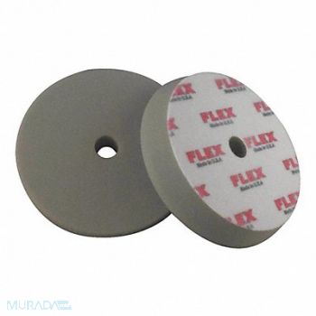 FLEX NORTH AMERICA Polishing Pad 6-1/2 Size Foam Gray, 404M14