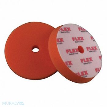 FLEX NORTH AMERICA Polishing Pad 6-1/2 Size Foam Orange, 404M15