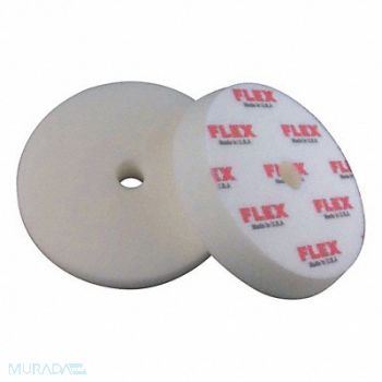 FLEX NORTH AMERICA Polishing Pad 6-1/2 Size Foam White, 404M16
