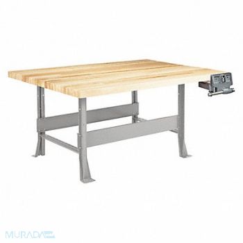 DIVERSIFIED SPACES Work Station Gray/Maple 32-1/4 H, 405D15