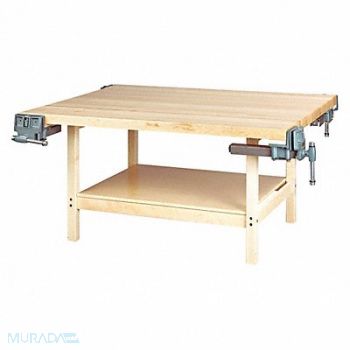 DIVERSIFIED SPACES Work Station Maple Wood Frame 31-1/4 H, 405D20