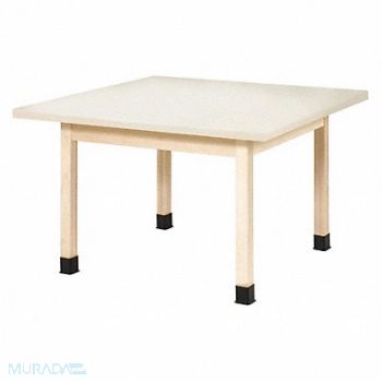 DIVERSIFIED SPACES Table Maple/Almond Wood Frame 48 D, 405D22