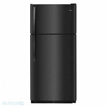 FRIGIDAIRE Refrigerator and Freezer 18 cu ft Blk, 406F05