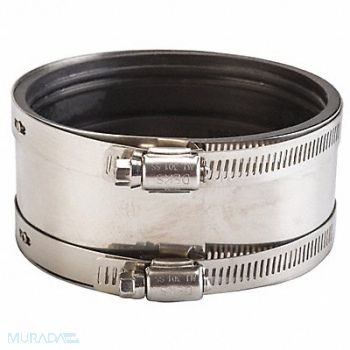 GRAINGER APPROVED Non-Shear Coupling Neoprene 8 Pipe Size, 406F42