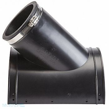 GRAINGER APPROVED Flexible Tap Saddle Wye PVC 4 Pipe Size, 406F48