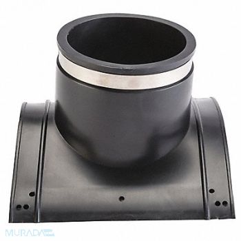 GRAINGER APPROVED Flexible Tap Saddle Tee PVC 4 Pipe Size, 406F50