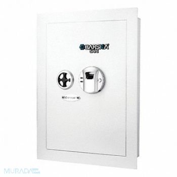 BARSKA Wall Safe White Weight 28.6 lb Steel, 406P94