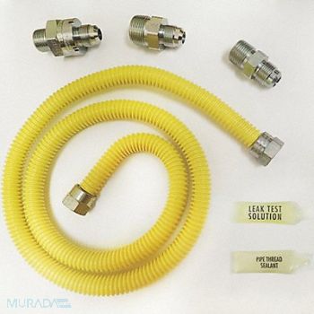 DORMONT Gas Flow Valve Kit 1/2 ID x 4 ft L, 406R68