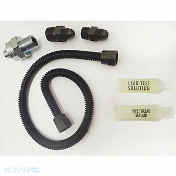 DORMONT Gas Flow Valve Kit 1/4 ID x 24 L, 406R69