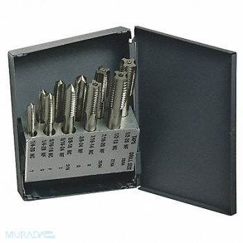 GREENFIELD THREADING Straight Flute Tap #0-80 HSS, 407C43