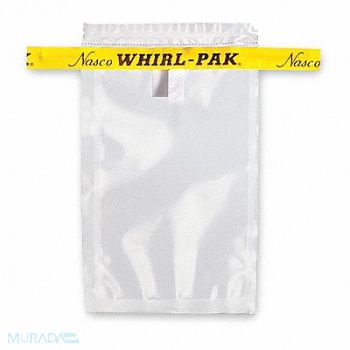 WHIRL-PAK Sampling Bag Clear 2 oz 5 L PK500, 407L33