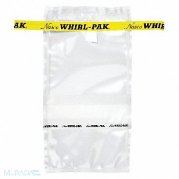 WHIRL-PAK Sampling Bag Write-On 7 oz 7 L PK500, 407L38