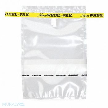 WHIRL-PAK Sampling Bag Write-On 13 oz PK500, 407L40