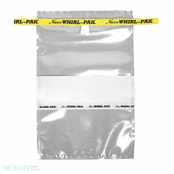 WHIRL-PAK Sampling Bag Polyethylene 24 oz PK500, 407L45