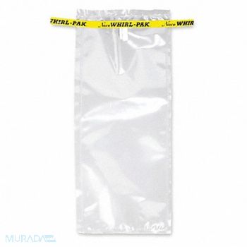 WHIRL-PAK Sampling Bag Clear 27 oz 12 L PK500, 407L48