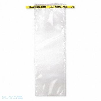 WHIRL-PAK Sampling Bag Clear 36 oz 15 L PK500, 407L50