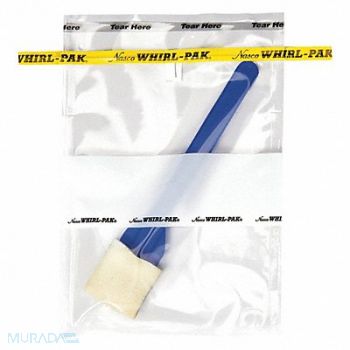 WHIRL-PAK Sampling Bag Write-On 24 oz 9 L PK100, 407L88